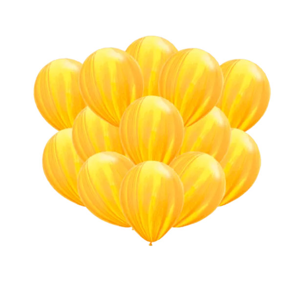 Q 11" Супер Агат Yellow Orange /25 шт./(США)