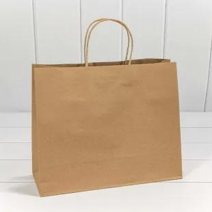 Пакет подарочный, Крафт, 26*32*12 см, 1 шт.