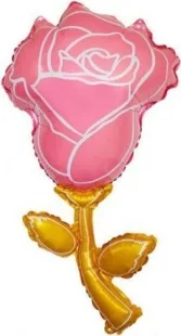 F 37"/94см  Роза, Розовый, 1 шт. (Китай)