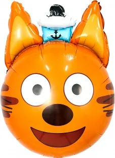 Р 21''/53 см  Голова, Три Кота, Коржик, 1 шт.   (Россия)