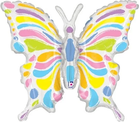 G 12"/30см Бабочка, Радужный, 1 шт.(Италия)