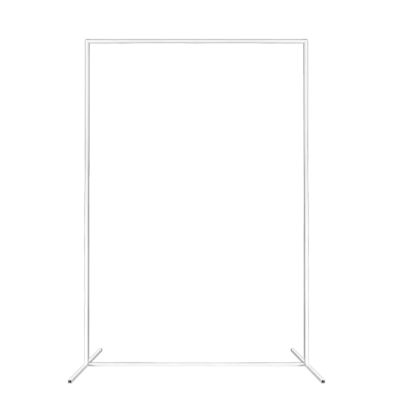 Арка для шаров Прямоугольная, металл, 1*1,8 м, Белый, 1 шт.