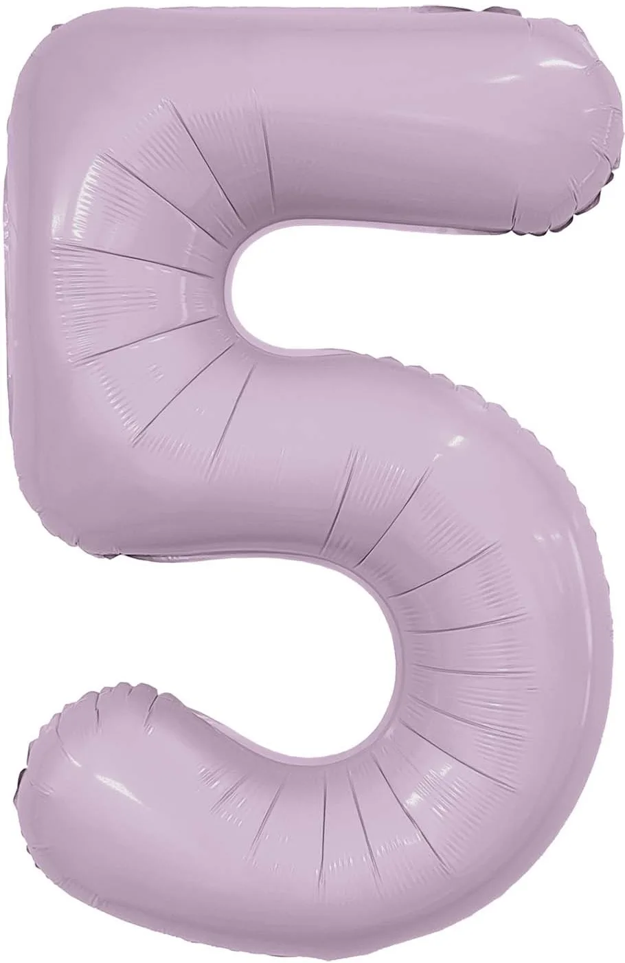 Р 40"/102см Цифра "5" Slim, Орхидея, / 1 шт / (Россия)