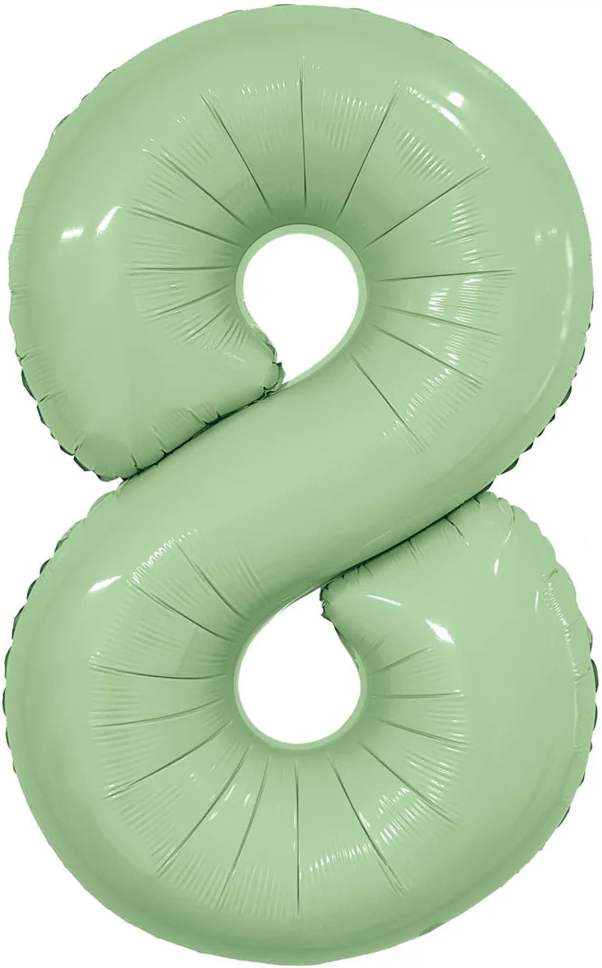 Р 40"/102см Цифра "8" Slim, Олива, / 1 шт / (Россия)