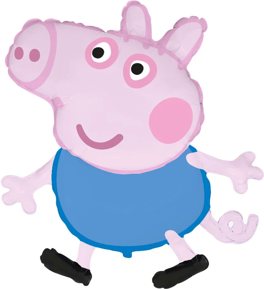 И 13"/33 см Свинка Пеппа, Джордж, 1 шт. /(Испания)