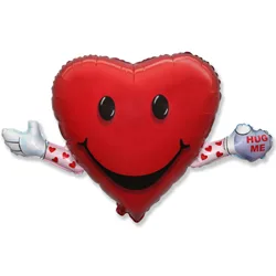 И 14 Любовь и объятия, Красный / 1 шт. /(Испания)