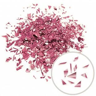 Конфетти Дробленые металлизированные роза голд/ 250 г./(Китай)