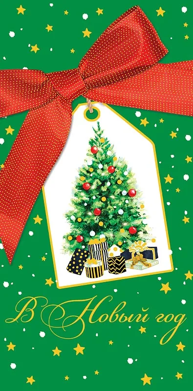 Конверт В Новый год  (5 шт)