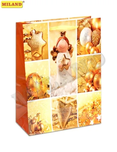 Пакет подарочный  Праздничные моменты (L) 26 х 33 х 14