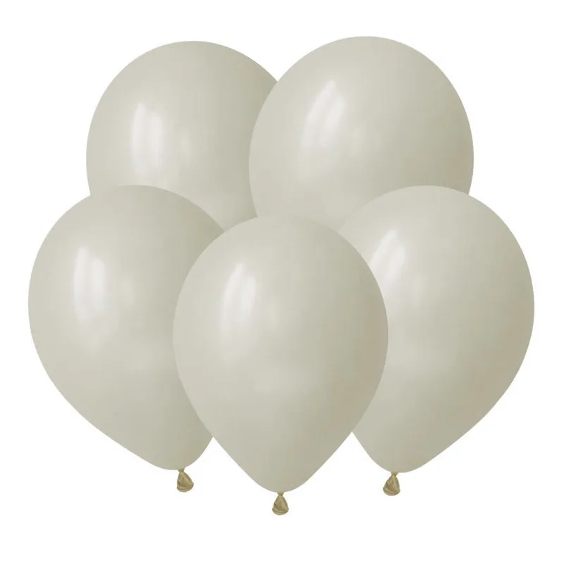 D 12"/30 см Пыльно-белый, Пастель / 50 шт. (Вьетнам)