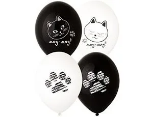 В 14"/36см Котики Лапки / 50 шт./(Бельгия)