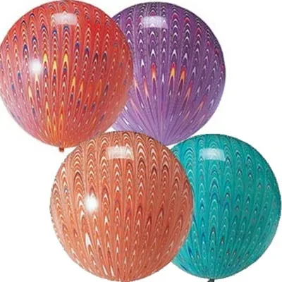 ВЗ 18"/45 см Набор шаров "Павлин" /5 шт./(Вьетнам)