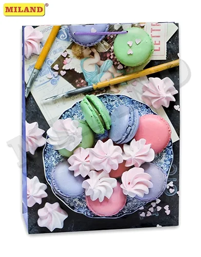 Пакет подарочный  Вкусный десерт (ХL) 32 х 45 х 10