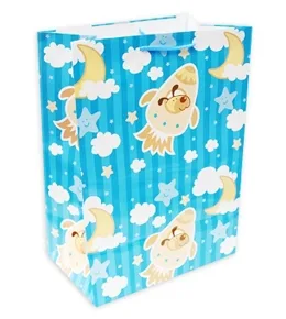 Пакет подарочный  32,4*44,5*20 Пес космонавт / 1 шт.
