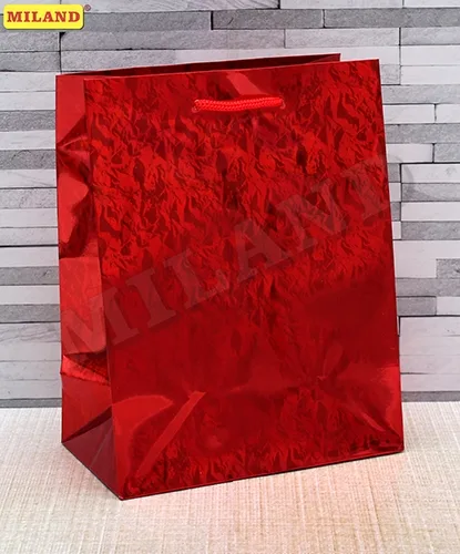 Пакет подарочный  Красное сияние (М) 18 х 23 х 10