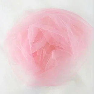 Фатин нежно-розовый (ширина 300 см)/24 м./(Россия)