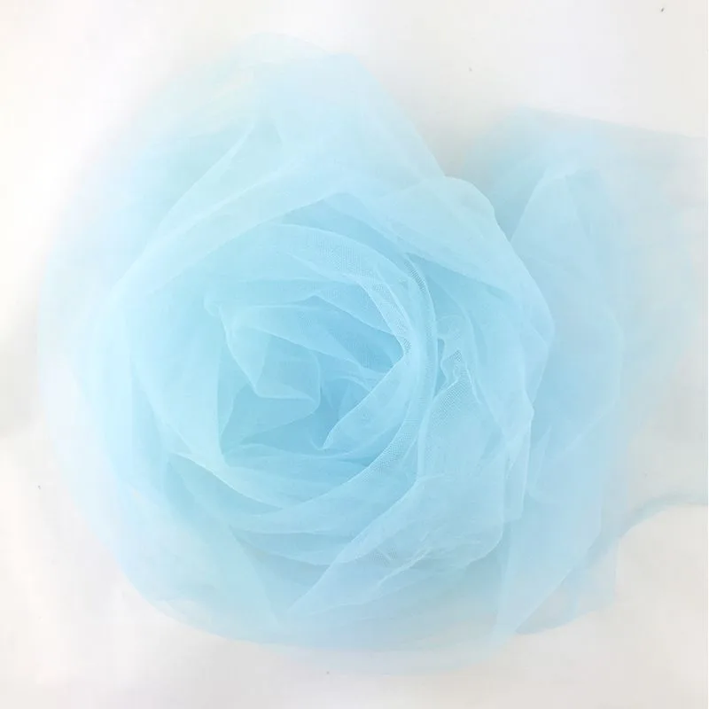 Фатин Светло-голубой  (ширина 300 см)/24 м./(Россия)