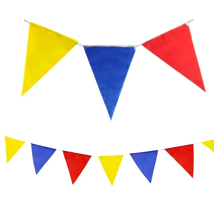 Флажки расцвечивания Разноцветные/ 24 флажка/ 9 м/(Китай)