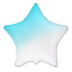 И 18"/46см Звезда Бело-Голубой/ 1 шт / (Испания)
