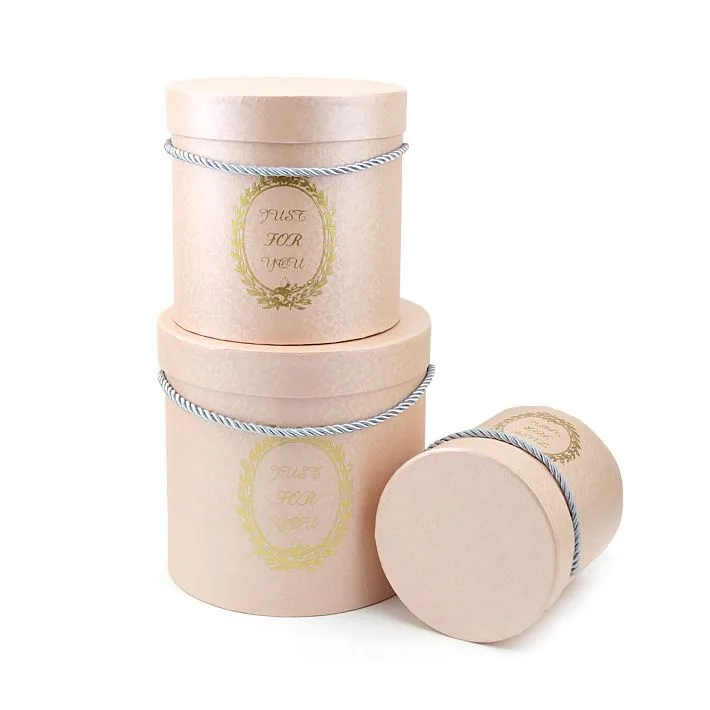 Набор подарочных коробок 3 в 1 "Только для тебя" персик