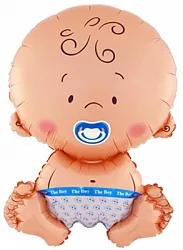 F 28"/71 Малыш мальчик, Голубой / 1 шт./ (Китай)