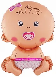 F 28"/71 Малышка девочка, Розовый / 1 шт./ (Китай)