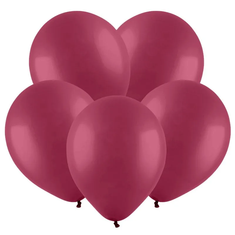 Т 12"/30см Пастель Бордовый 100шт. (Турция)