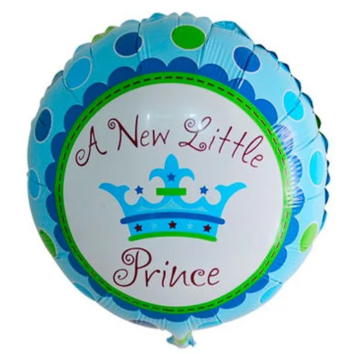 К 18" Круг Корона "Маленький принц"/1 шт./(Китай)