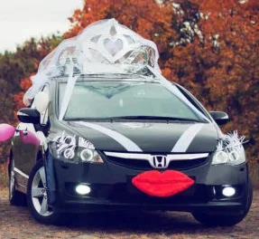 Пенопласт Губки алые 78*27*6 на свадебный авто