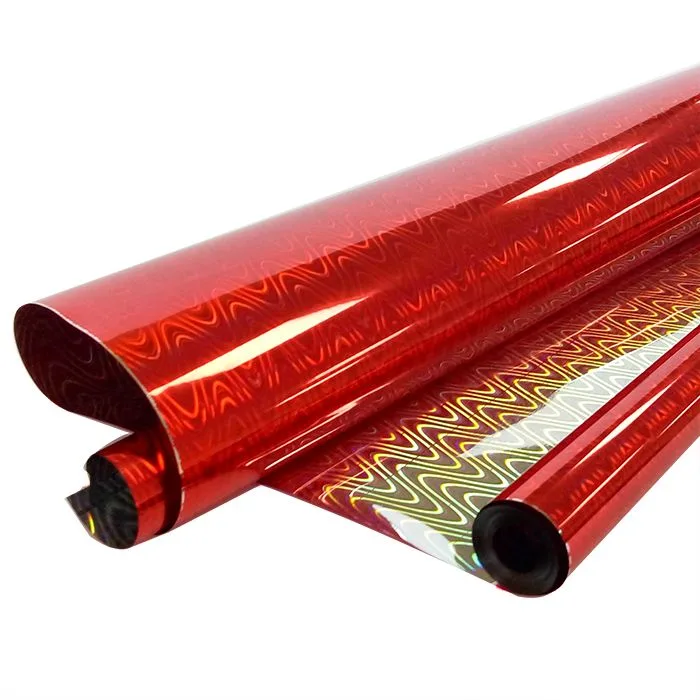 Пленка Голография Красный / рулон 70 см*7,1 м 40 мкм (Россия)