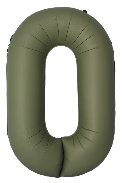 И 34"/86см Цифра, 0 Slim, Оливковый, Матовый, 1 шт. в уп. (Испания)