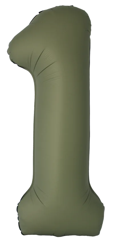 И 34"/86см Цифра, 1 Slim, Оливковый, Матовый, 1 шт. в уп. (Испания)