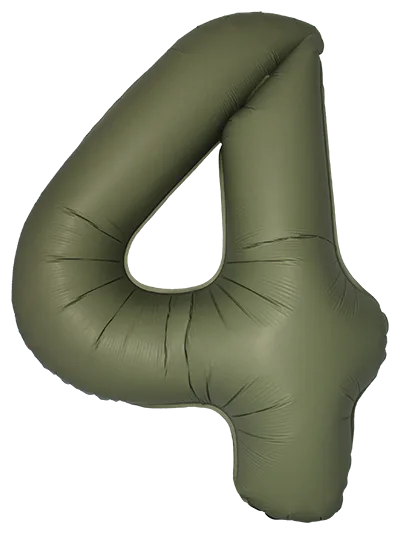 И 34"/86см Цифра, 4 Slim, Оливковый, Матовый, 1 шт. в уп. (Испания)