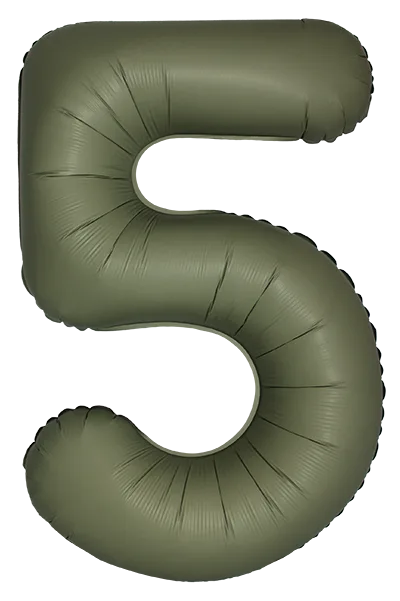 И 34"/86см Цифра, 5 Slim, Оливковый, Матовый, 1 шт. в уп. (Испания)