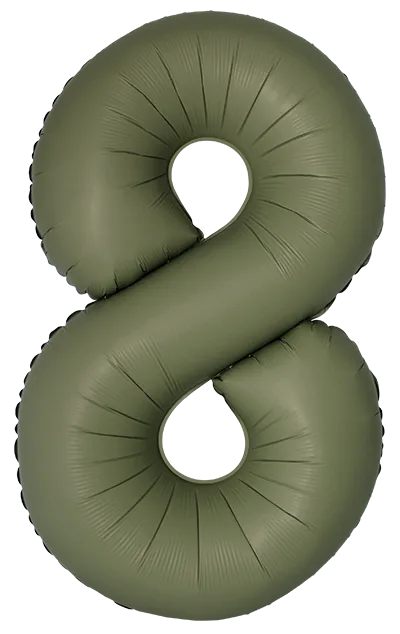 И 34"/86см Цифра, 8 Slim, Оливковый, Матовый, 1 шт. в уп. (Испания)