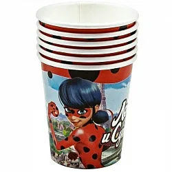 Стаканы "Леди Баг и Супер Кот", 205 мл.  (6 шт.)