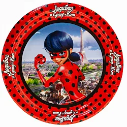 Тарелки Леди Баг и Супер Кот , 18 см, (6 шт.)