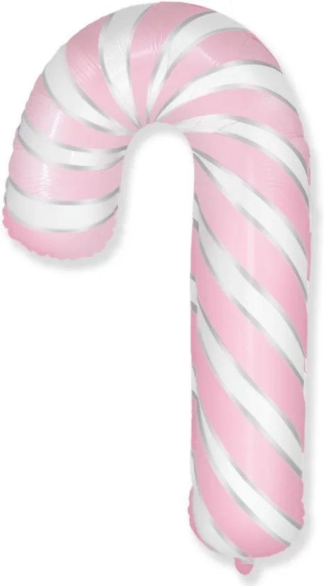 И 14 Леденец трость, Розовый, / 1 шт /(Испания)