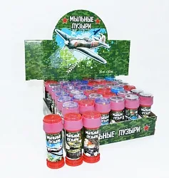 Мыльные пузыри "Танк и самолет"/ 50 мл.