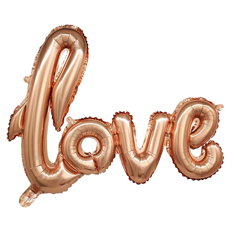 К 39 Надпись "LOVE" розовое золото/ (Китай)