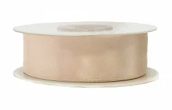 Лента Атлас Молочный / 5см * 22,85 м (Китай)