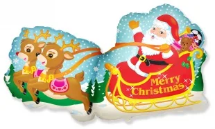 И 32"/81см. Упряжка санты / 1 шт./(Испания)