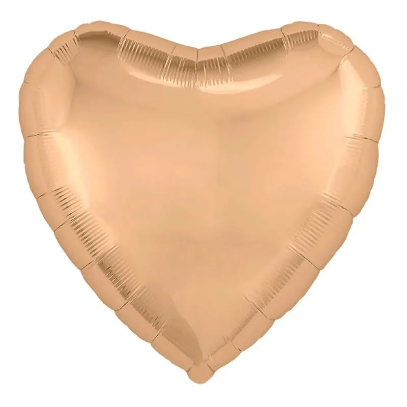 Р 19''/48 Сердце, Персиковый пух, 1 шт.  (Россия)