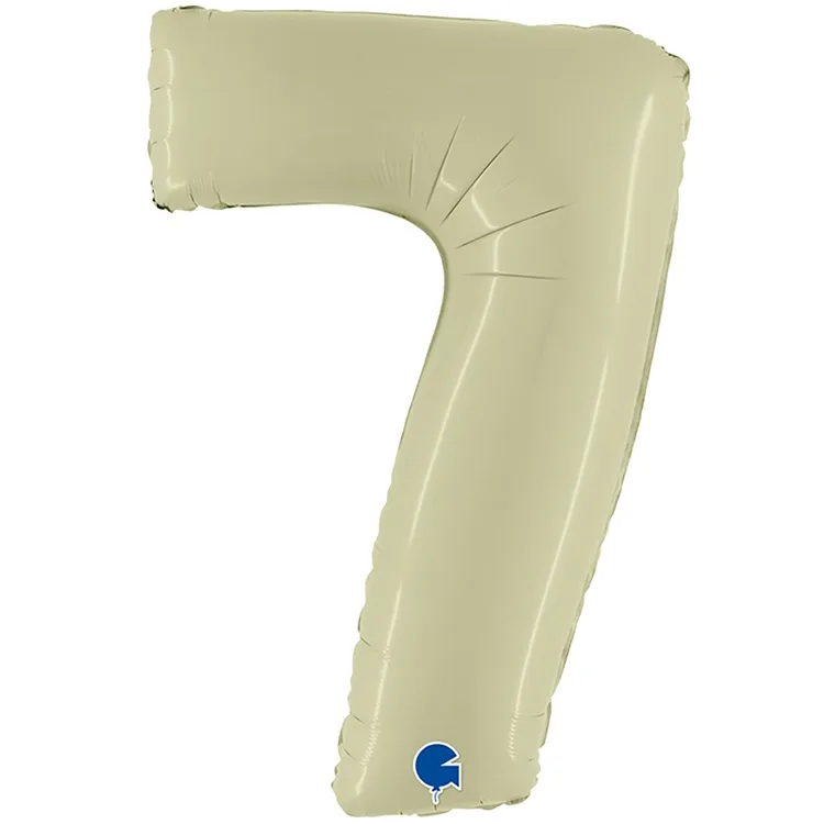 G 40"/102см Цифра "7" Olive Green/1 шт./(Италия)