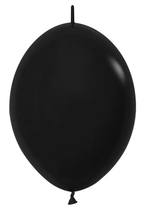 S Линколун Пастель 12"/30см Черный/ 50 шт. / (Колумбия)