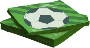 Салфетки Футбольный мяч 33*33см,/ 20 шт./