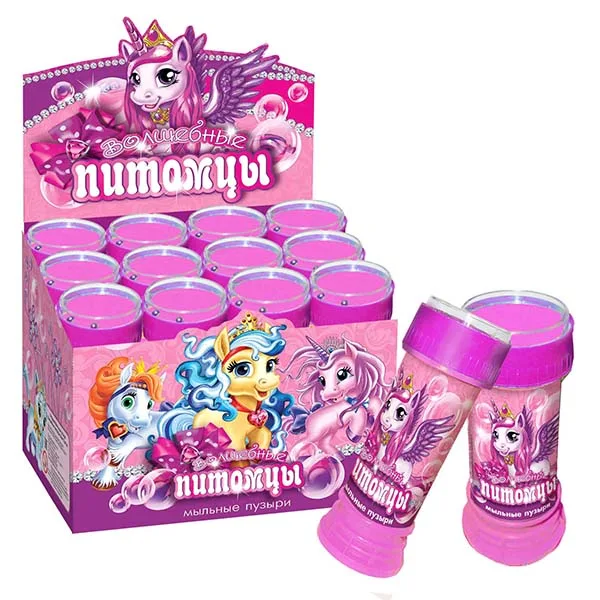 Мыльные пузыри "Волшебные питомцы" 50мл / 12шт.