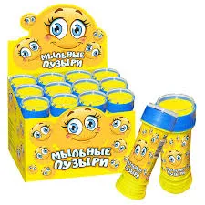 Мыльные пузыри "Улыбки" 50мл / 12шт.