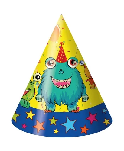 Колпак 16см. (6 шт.) Глазастые