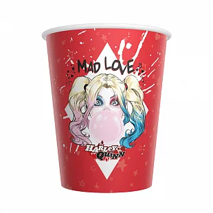 Стаканы "Харли Квин" Комиксы / DC Comics Harley Quinn-1  330 мл./ 6 шт.